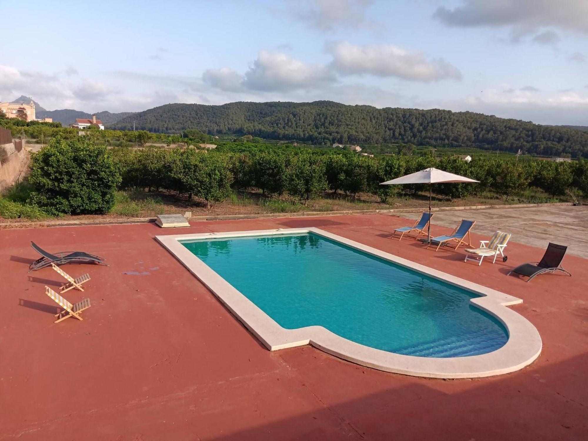 Casa Magnolia, A Rural Paradise House With Pool Alzira Bagian luar foto